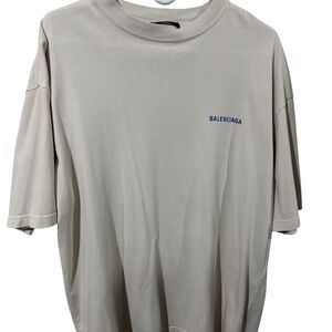 Balenciaga print logo t shirt